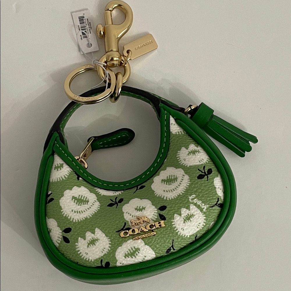 NWT Coach Mini Carmen Bag Charm - Picture 4 of 7